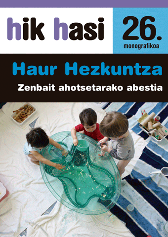 HAUR HEZKUNTZA liburu-monografikoa argitaratu da