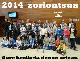 hik hasi-k 2014 urte zoriontsua opa dizue