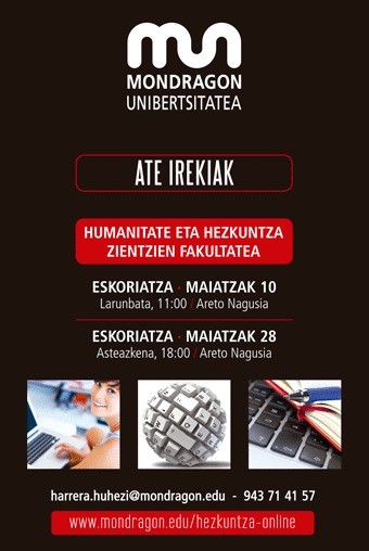 Hezkuntza graduak ONLINE / Erdi-presentzialak